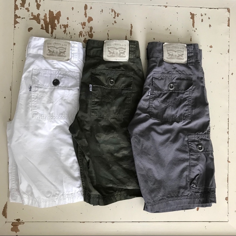 Levi’s Zip Fly Shorts for Boys - Bundle of 3